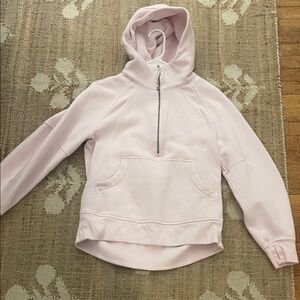lululemon athletica Light Pink Half-Zip Hoodie